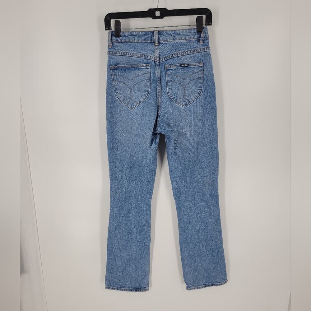 Rolla's Brad Worn Distressed Original Straight Leg Jeans 25 - Picture 4 of 10